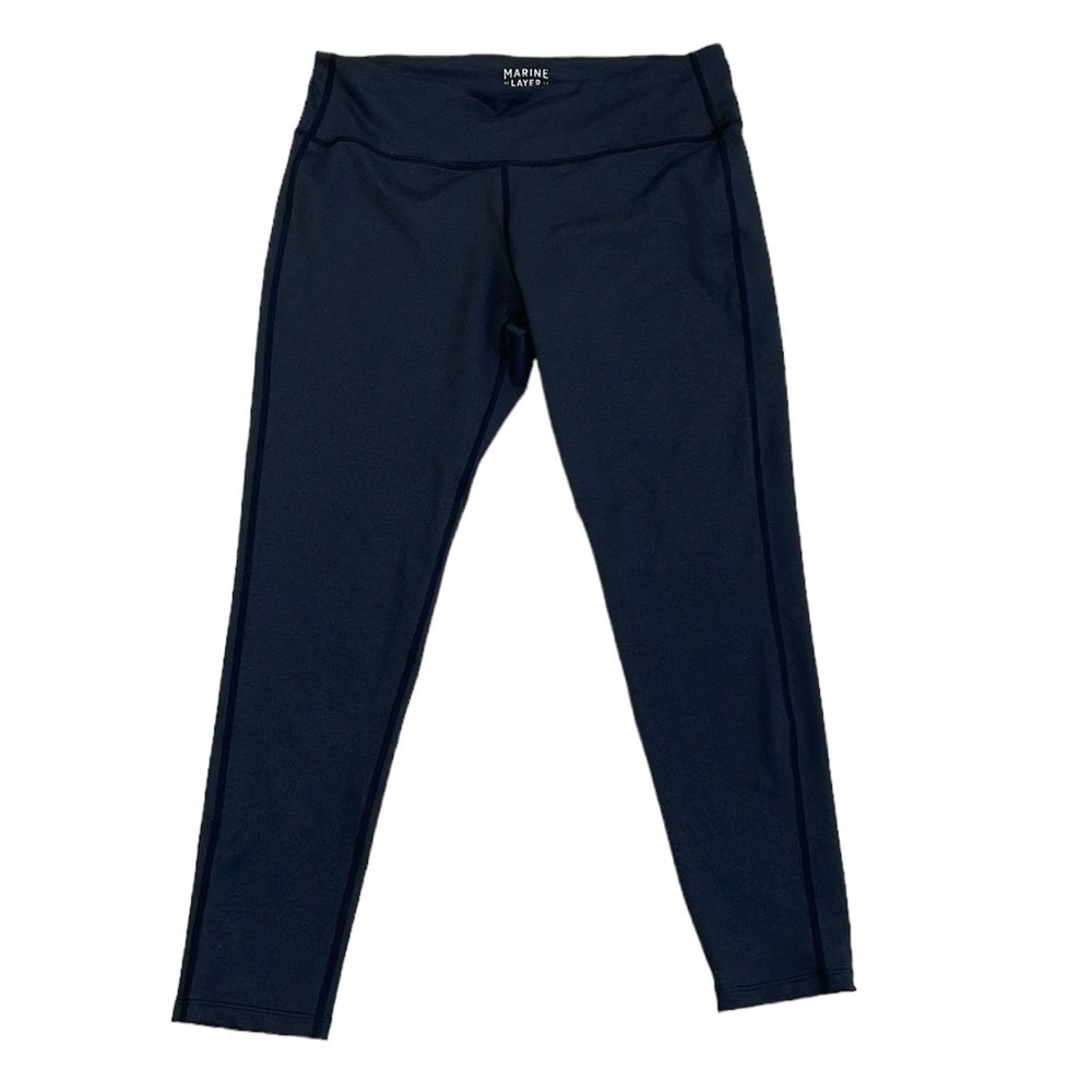 Marine Layer Leggings Women's M Medium Grey Ankle Skinny Athletic Yoga Work Out